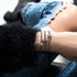 Reef | Silver | Seahorse Macrame Charmballa Bracelet